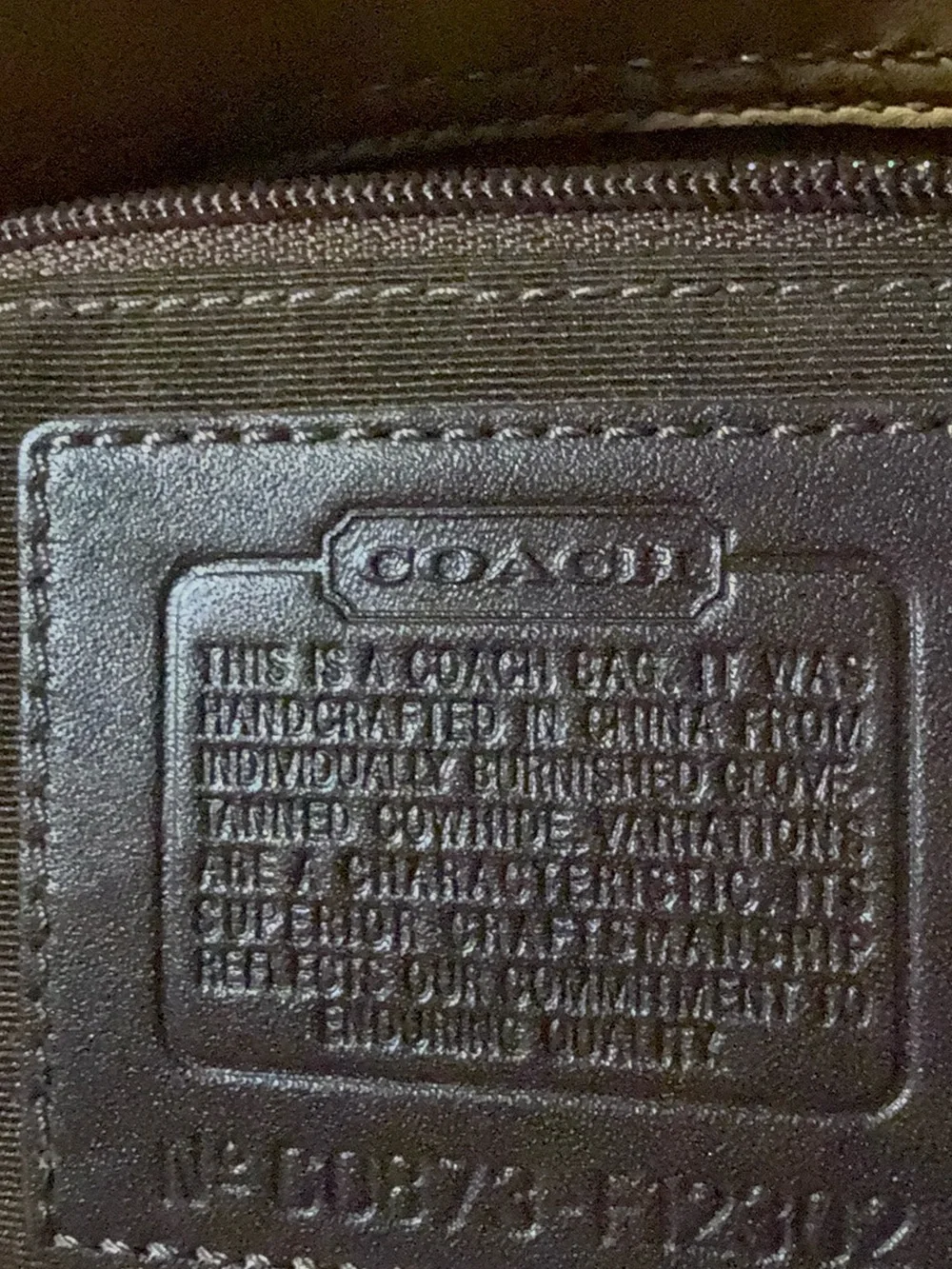 Coach stylish satchel